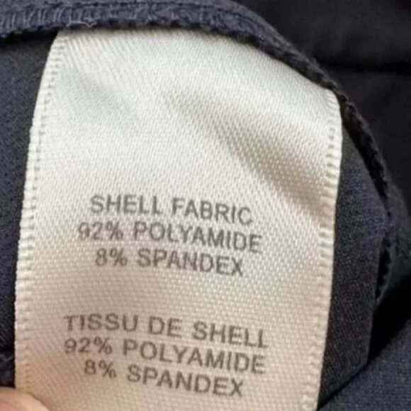 Rebecca Taylor Ava Techy Navy Pants with Tuxedo Black Stripe Size 4 - Picture 9 of 11